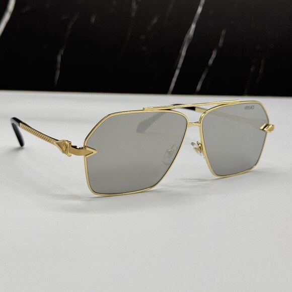 NEW VERSACE VE2284 1002/6G SUNGLASSES GOLD UNISEX VERSACE VE2284 10026G main image 5